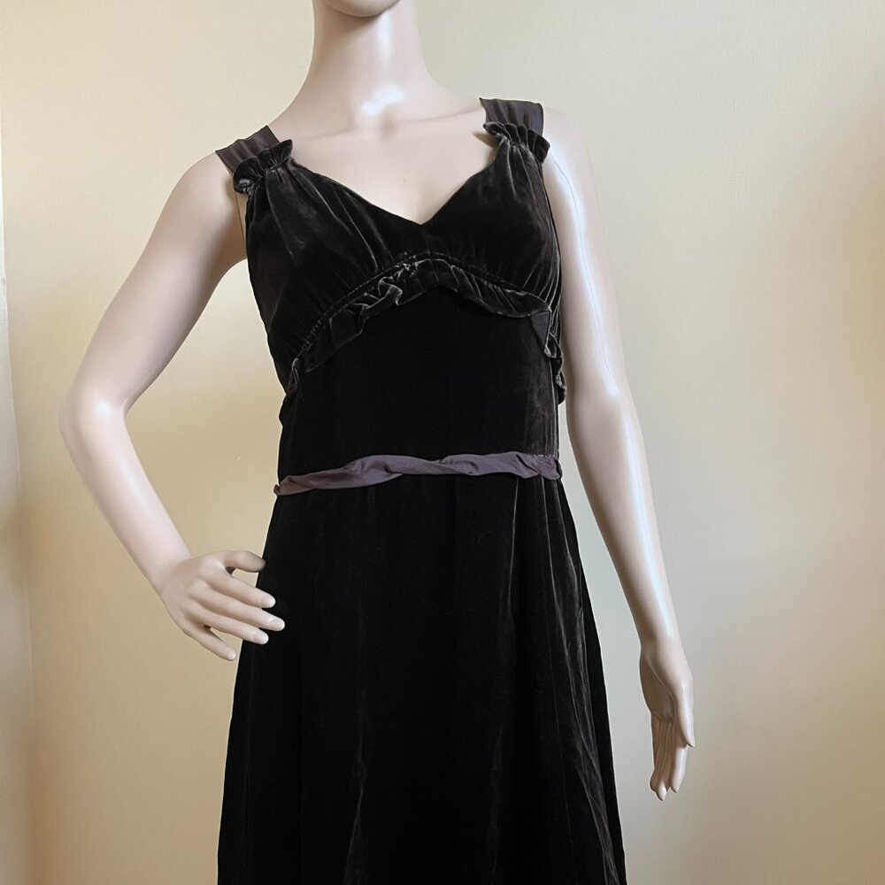 Marc Jacob’s Brown Velvet Cocktail Dress
